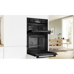 Sale BOSCH 71/34L Series 4 Built-In Double Oven Black