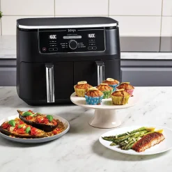 New NINJA 9.5L 2470W Foodi Max Dual AF400UK Zone Air Fryer
