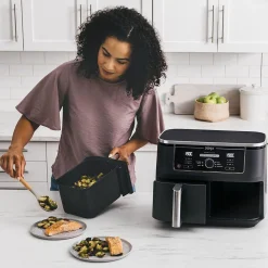New NINJA 9.5L 2470W Foodi Max Dual AF400UK Zone Air Fryer