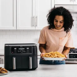 New NINJA 9.5L 2470W Foodi Max Dual AF400UK Zone Air Fryer