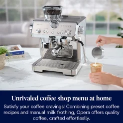 Best DE'LONGHI La Specialista Opera Bean to cup Coffee Machine with HomeCafe Kit Stainless Steel