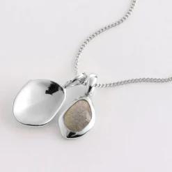 Online JUVI DESIGNS Labradorite Pebble Charms Necklace