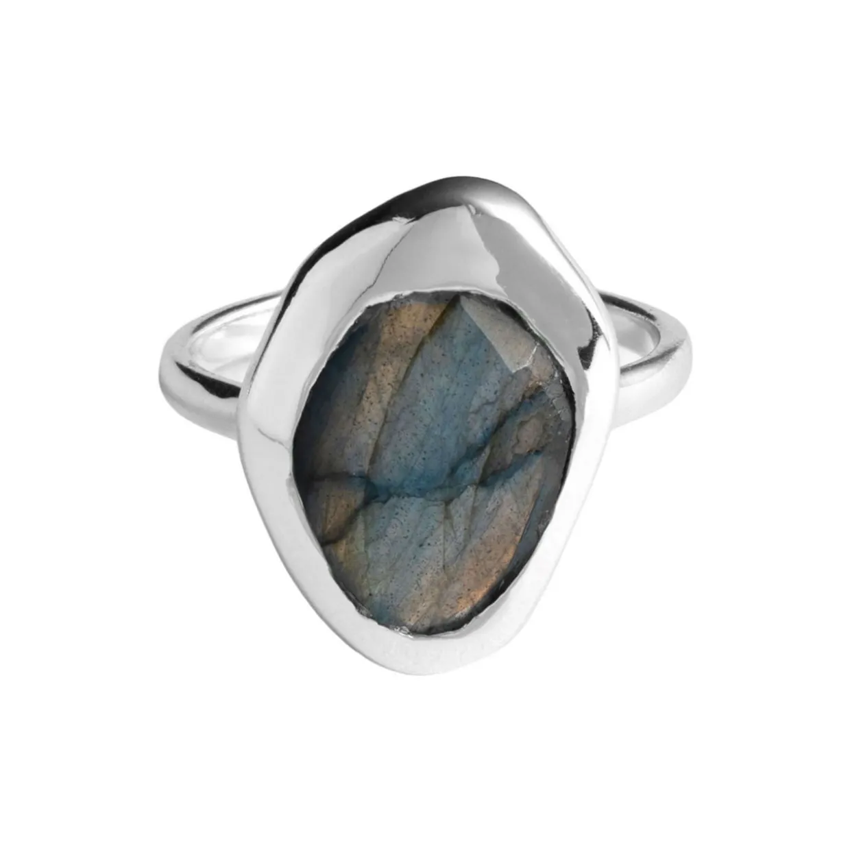 Labradorite Stepping Stone Ring