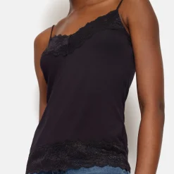 Lace Embellished Cami Top