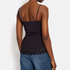 Lace Embellished Cami Top