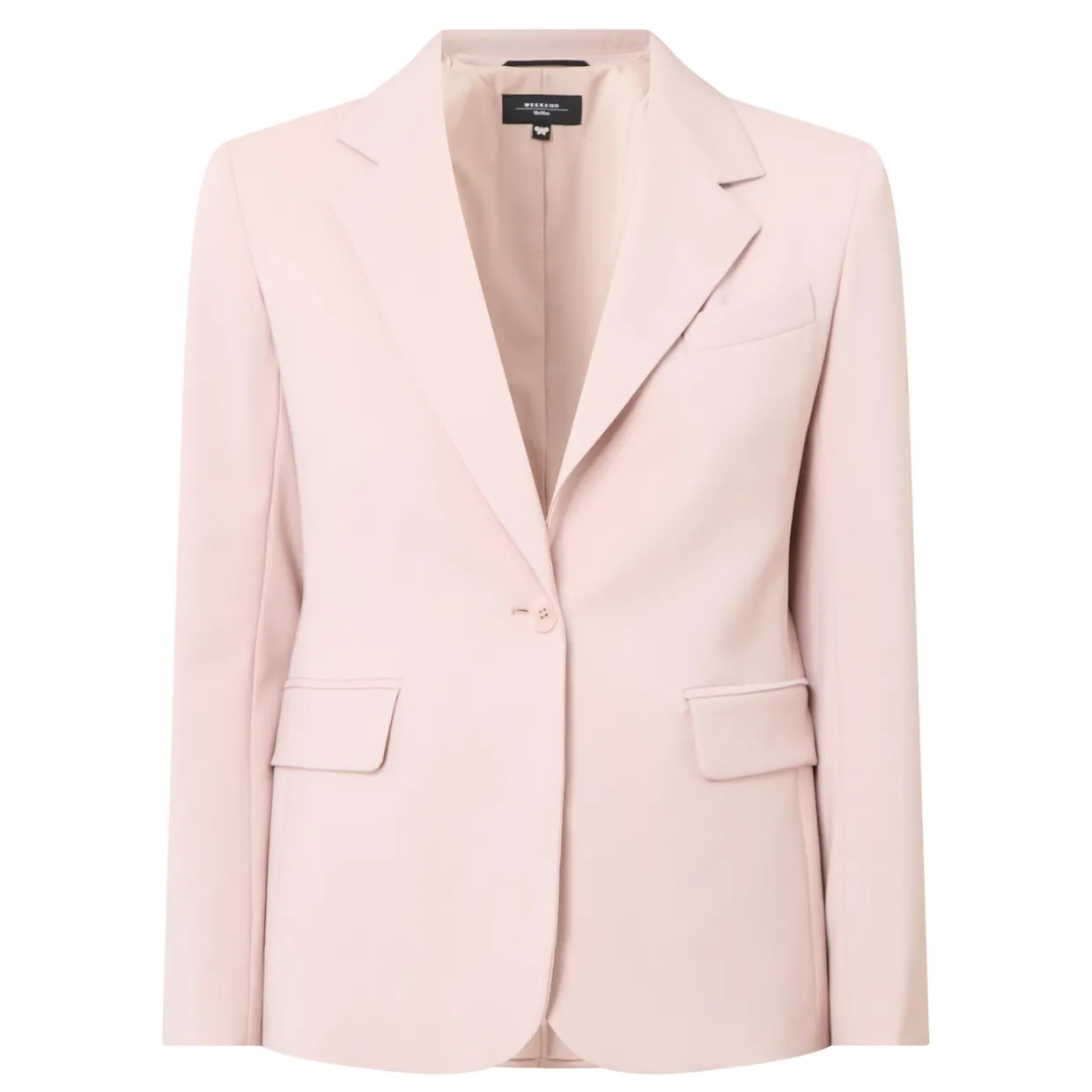 Lamine Single-Breasted Fitted Blazer