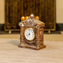 Large Bronze Mantle Clock