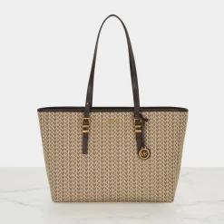 Large Logo Jacquard Tote Bag