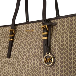 Large Logo Jacquard Tote Bag