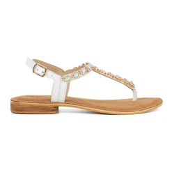 New DUNE LONDON Larvo Leather Embellished Sandals