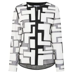 Laser-Cut Leatherette Jacket