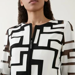 Laser-Cut Leatherette Jacket