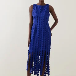 Best JOSEPH RIBKOFF Laser-Cut Scuba Dress