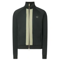 Laurel Wreath Logo Chenille Tape Zip Sweatshirt