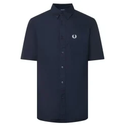 New FRED PERRY Laurel Wreath Logo Oxford Shirt