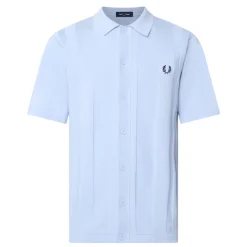 Discount FRED PERRY Laurel Wreath Logo Polo Cardigan