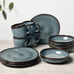 New VILLEROY & BOCH Lave 12-Piece Breakfast Set