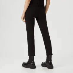 Le High Rise Slim Fit Straight Leg Jeans