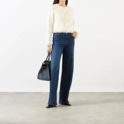 New FRAME Le Slim Palazzo High-Rise Wide Leg Jeans