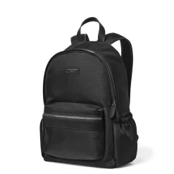 Leather-Trim Backpack