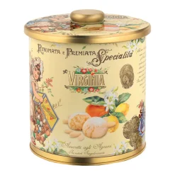 Lemon & Orange Soft Amaretti in Decorative Tin