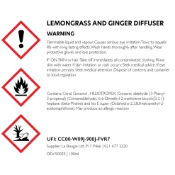 Online LA BOUGIE Lemongrass & Ginger Diffuser Refill 100ml