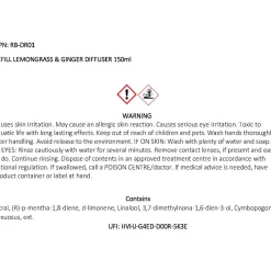 Best MAX BENJAMIN Lemongrass & Ginger 150ml Diffuser Refill