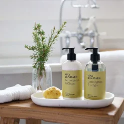 New MAX BENJAMIN Lemongrass and Ginger Hand and Body Wash-Lotion Set 300ml