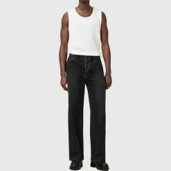 New ALLSAINTS Lenny Washed Straight Leg Jeans