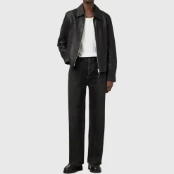 New ALLSAINTS Lenny Washed Straight Leg Jeans