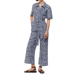 Sale WHISTLES Leopard Belted Jumpsuit