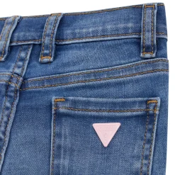 Letter Logo Love Denim Skinny Jeans