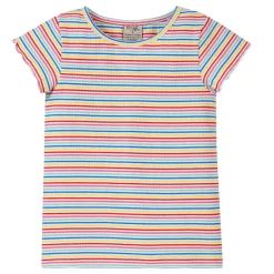 Hot FRUGI Lettuce Ribbed Stripe T-Shirt