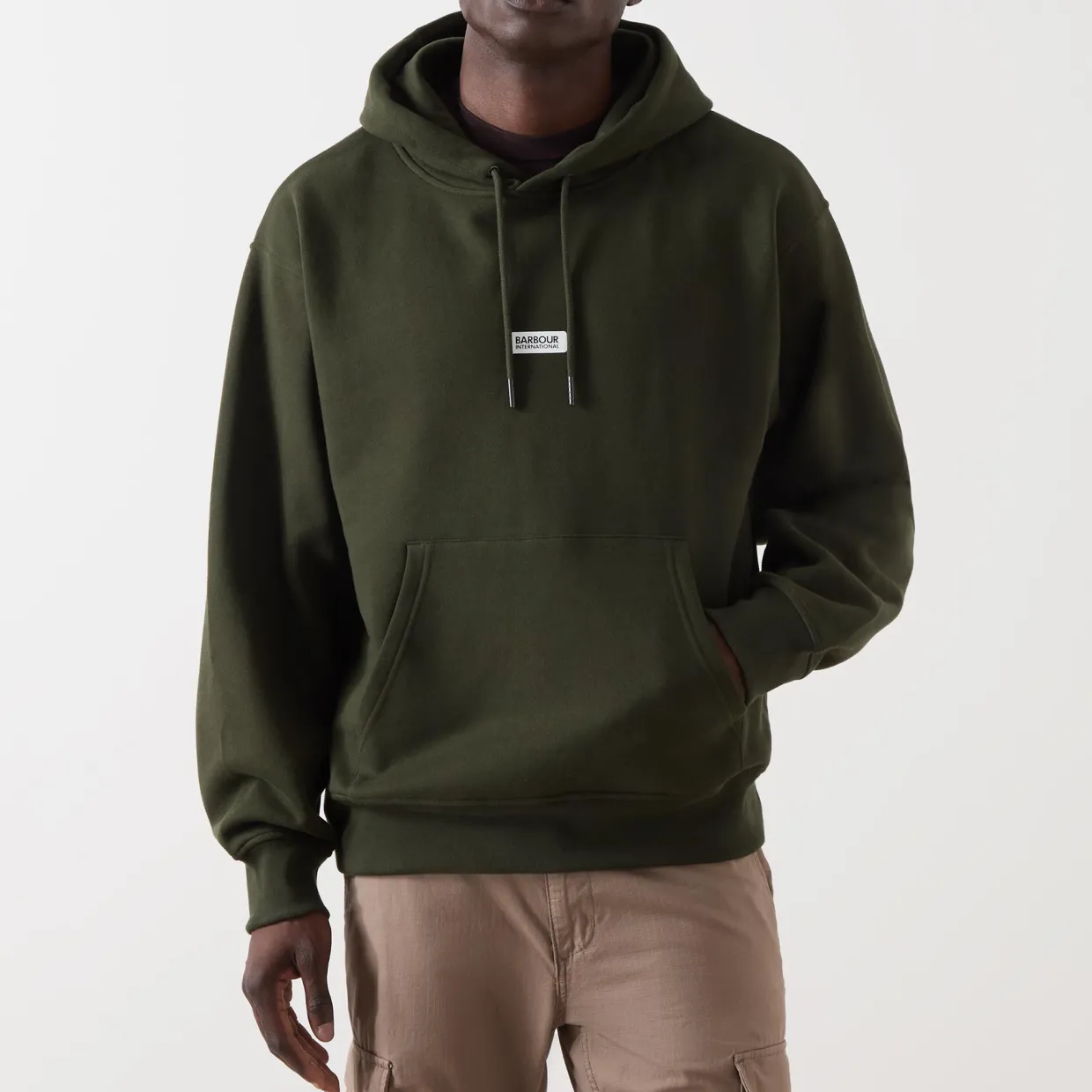 Lever Logo Graphic Drawstring Hoodie