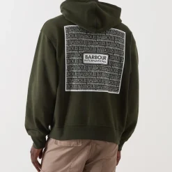 Lever Logo Graphic Drawstring Hoodie