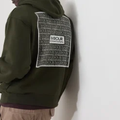 Lever Logo Graphic Drawstring Hoodie