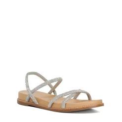 Discount DUNE LONDON Levia Diamanté Crossover Sandals