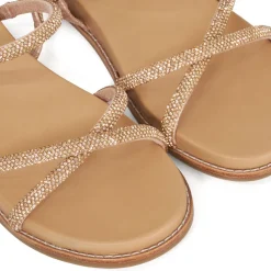 Levia Diamanté Crossover Sandals