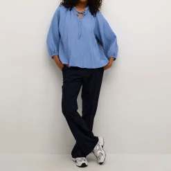 Clearance KAFFE Lianna Tie Blouse