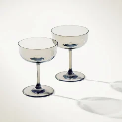 Fashion VILLEROY & BOCH Like Smoke Champagne Coupe, Set of Two