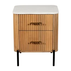 Lille 2-Drawer Bedside Table