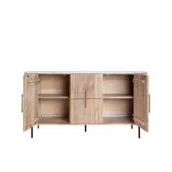 Clearance CASEYS FURNITURE Lille Wide Sideboard Brown