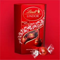 Best LINDT CHOCOLATE Lindor Milk Chocolate Truffles Box 337g