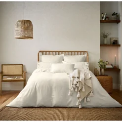 Linen Cotton Duvet Cover Ivory