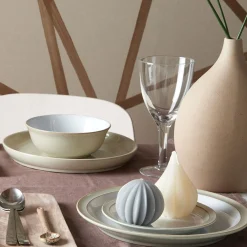 Clearance DENBY Linen Dinner Plate