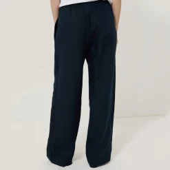 Linen Drawstring Trousers