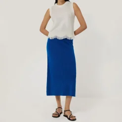 Linen Knitted Skirt