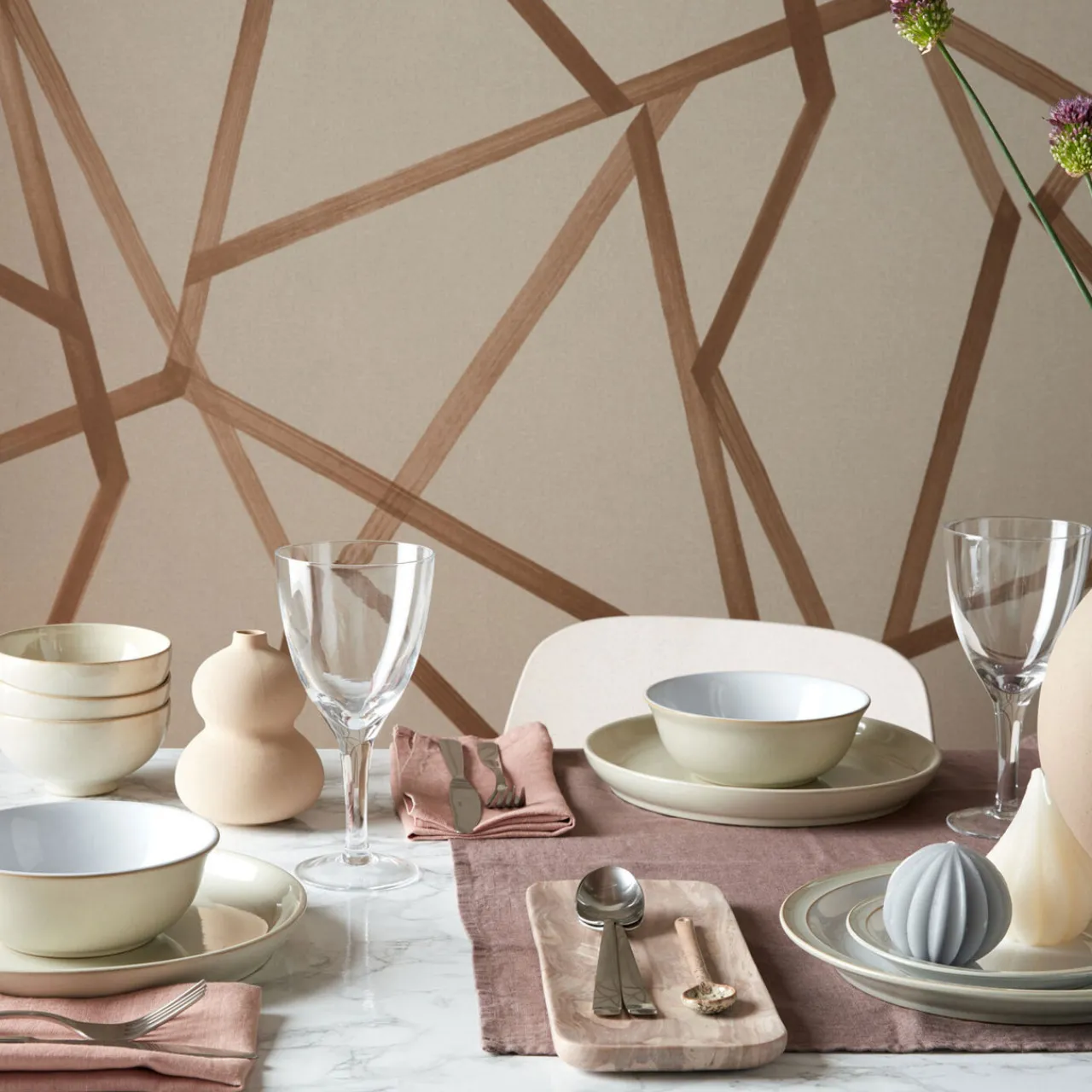 Clearance DENBY Linen Pasta Bowl