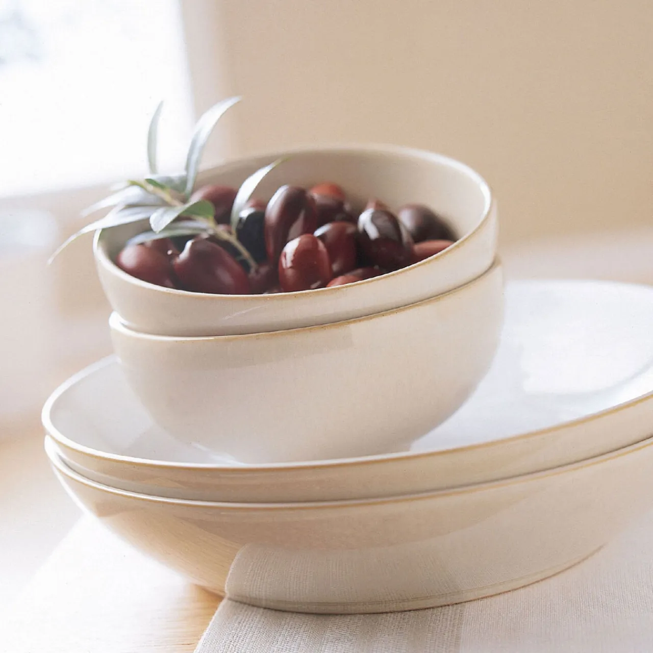 Clearance DENBY Linen Pasta Bowl