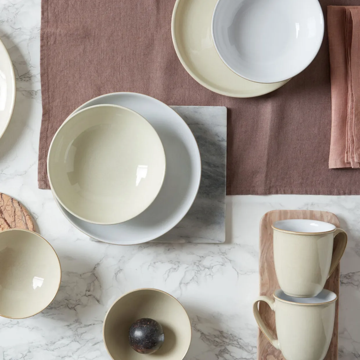 Linen 16-Piece Dinner Set